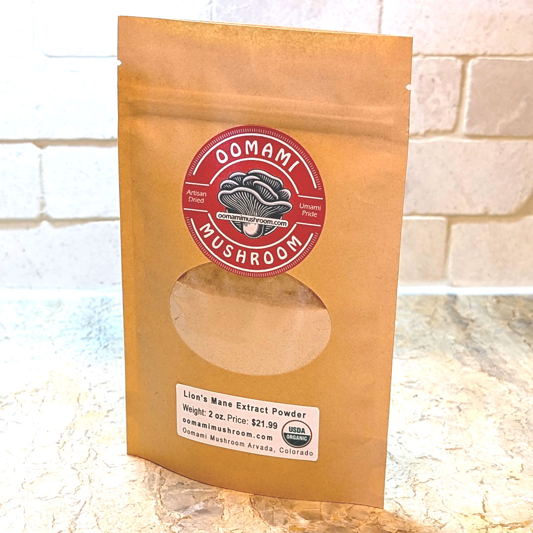 Lions Mane Premium Mushroom Extract Powder 
