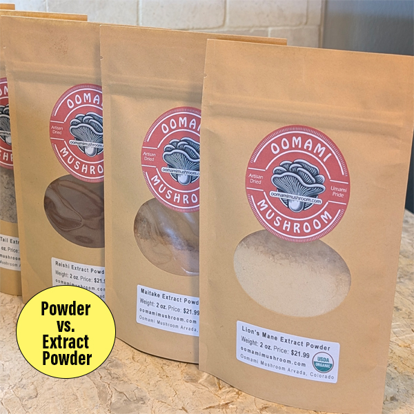 Mushroom Extract vs. Powder